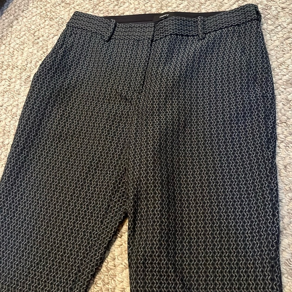 Theory Navy Dress Pants with Classic Straight Leg